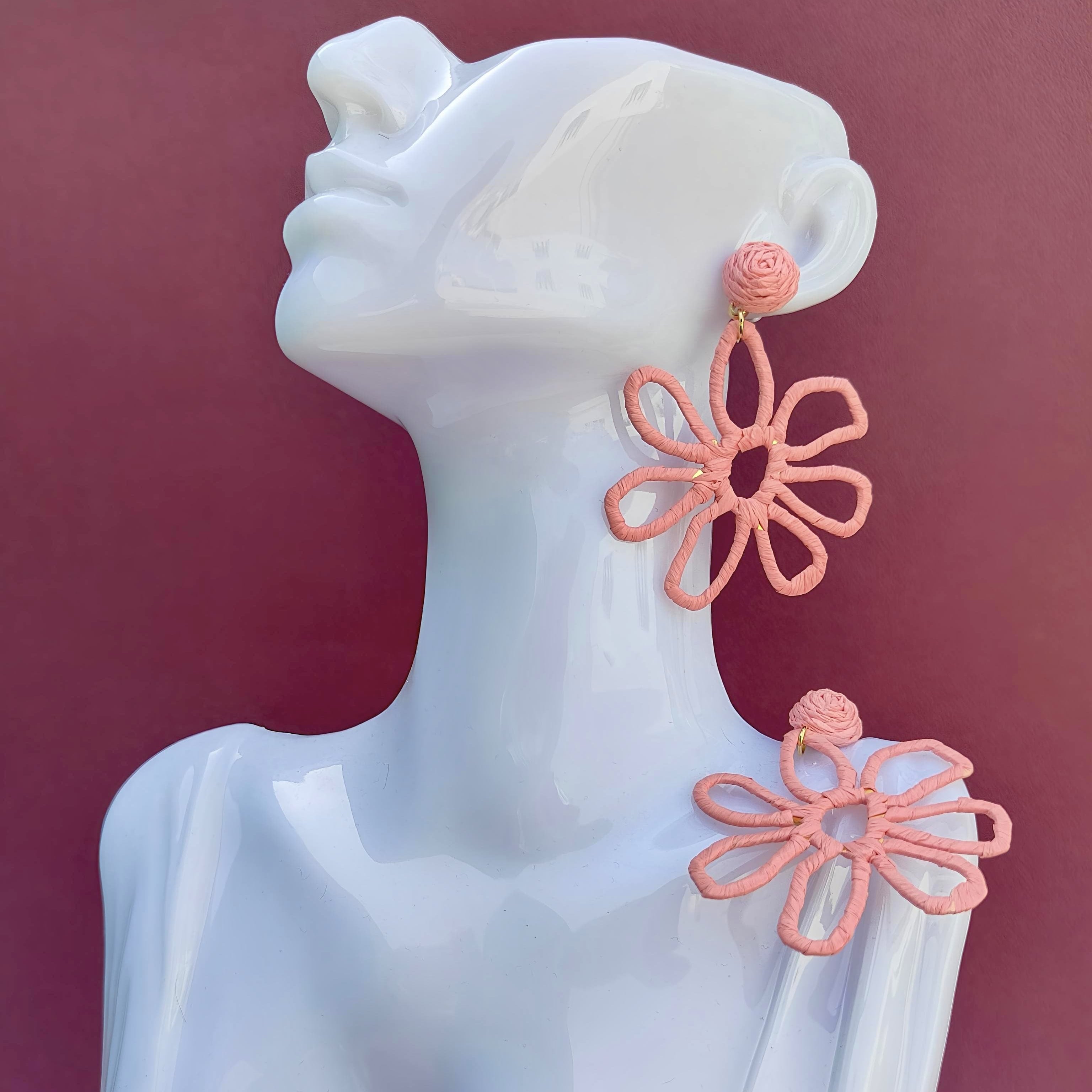 Handcrafted Floral Earrings